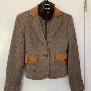Wool fall jacket